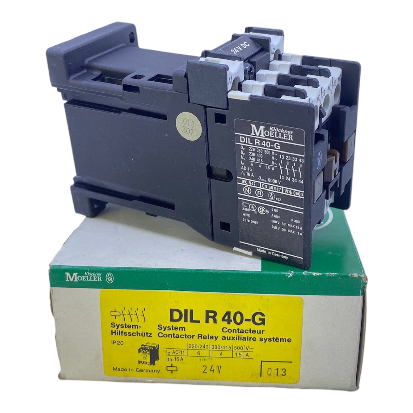Klöckner Moeller DILR40-G circuit breaker 24V DC IP20 