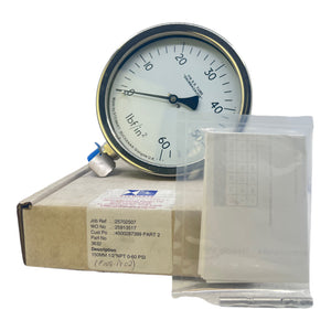 Stewarts 3632 Manometer Druckmesser 150mm 1/2"NPT 0-60PSI Manometer