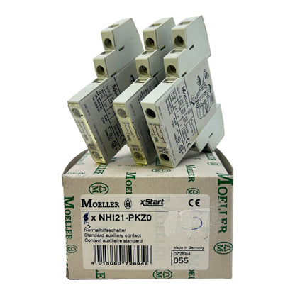 Moeller NHI21-PKZ0 auxiliary switch 250 V/DC 3.5 A 2 NO contacts, 1 NC contact, PU: 3 pcs 