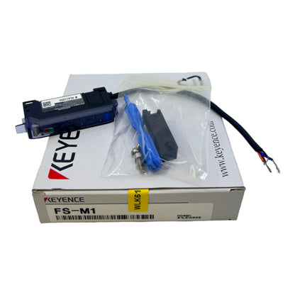 Keyence FS-M1 Fiber Optic Amplifier, Red LED 
