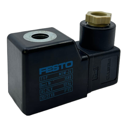 Festo MSW-24 solenoid coil 3589 RoHS compliant Solenoid coil Festo