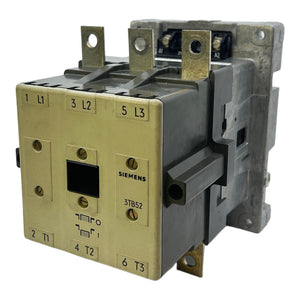 Siemens 3TB5217-0A power contactor 3-pole 600V AC 200A 264V/60Hz 220V/50Hz 