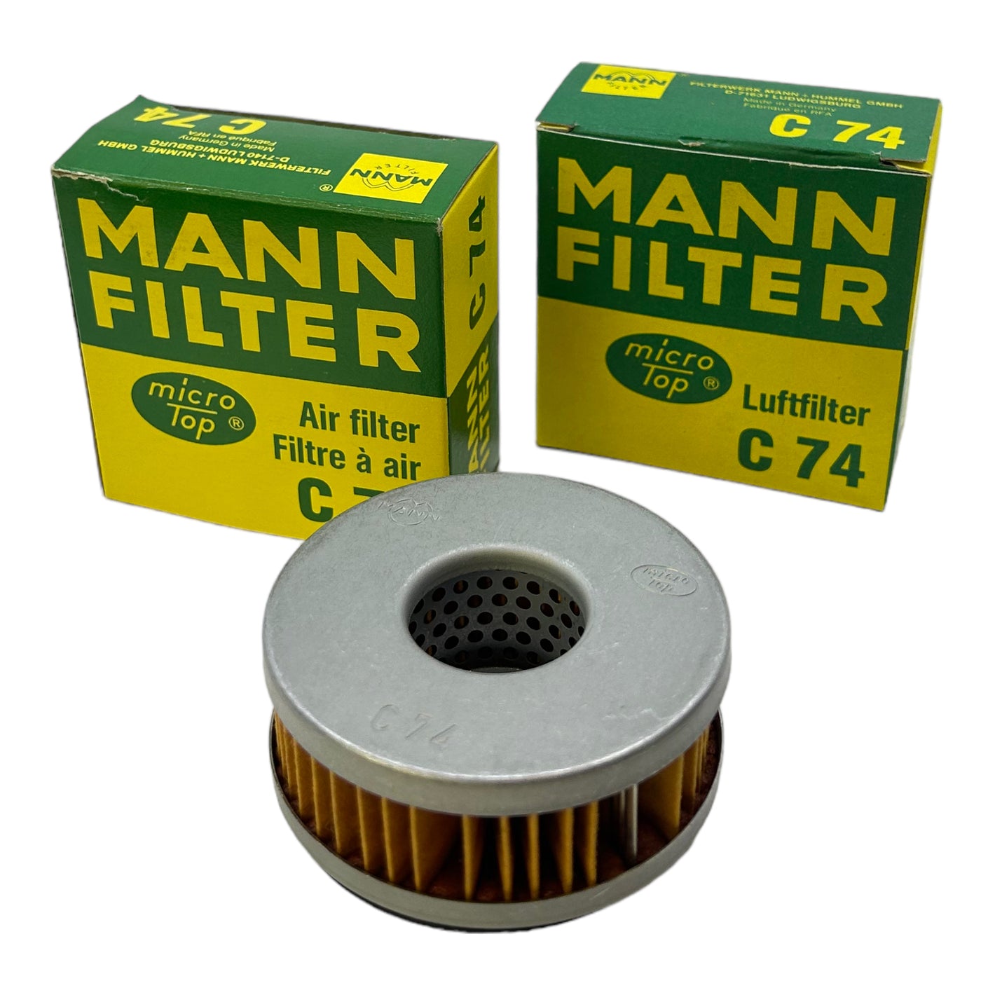 Mann-Filter C74 air filter pack of 2