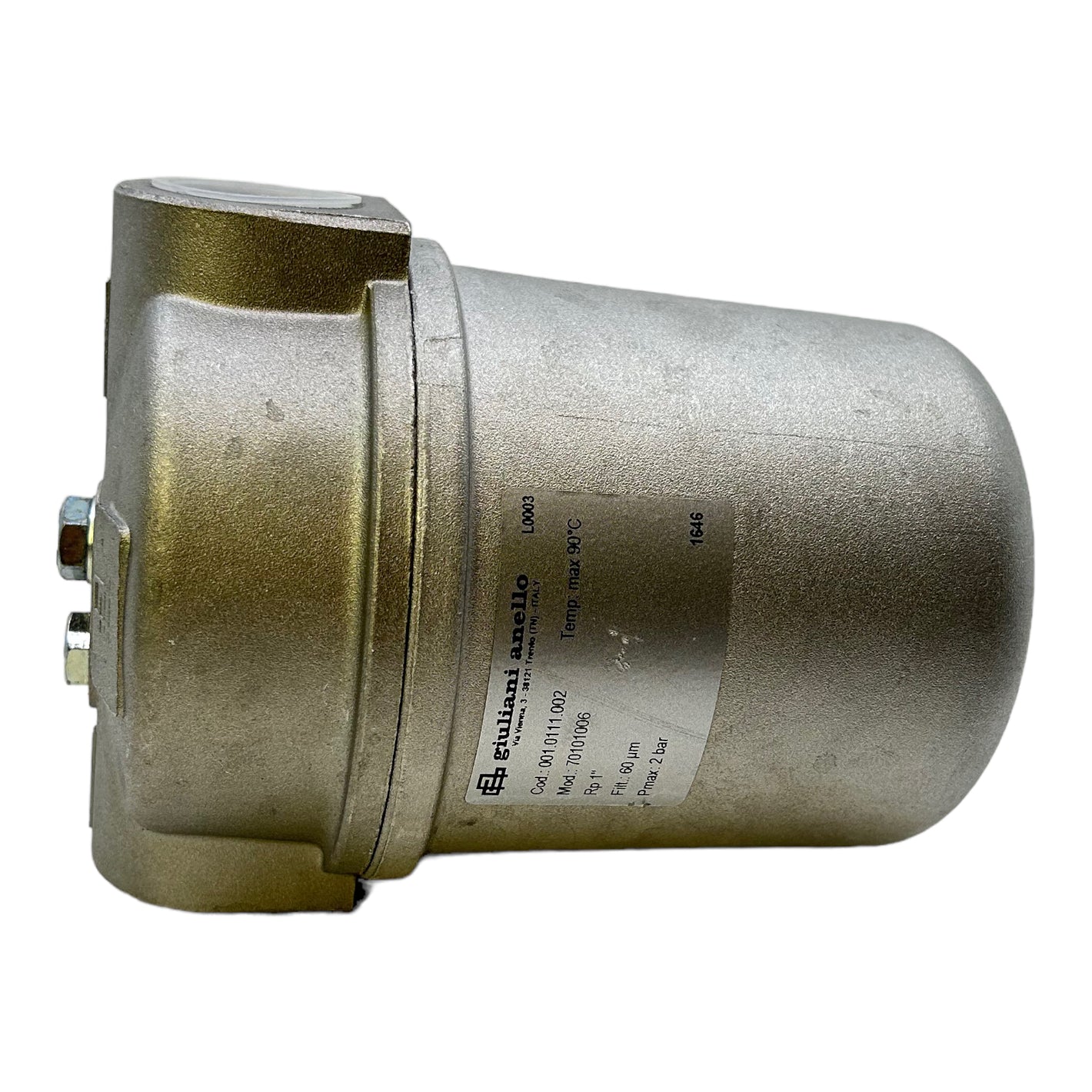 Giuliani Anello 70101006 Gasfilter Pmax=2bar Tmax=90°C Gasfilter