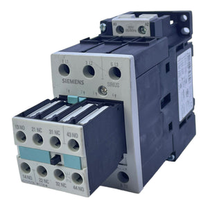 Siemens 3RT1034-1A..4 + 3RH1921-1HA22 contactor 3-pole AC-3 15KW/400V 230V AC 50Hz 