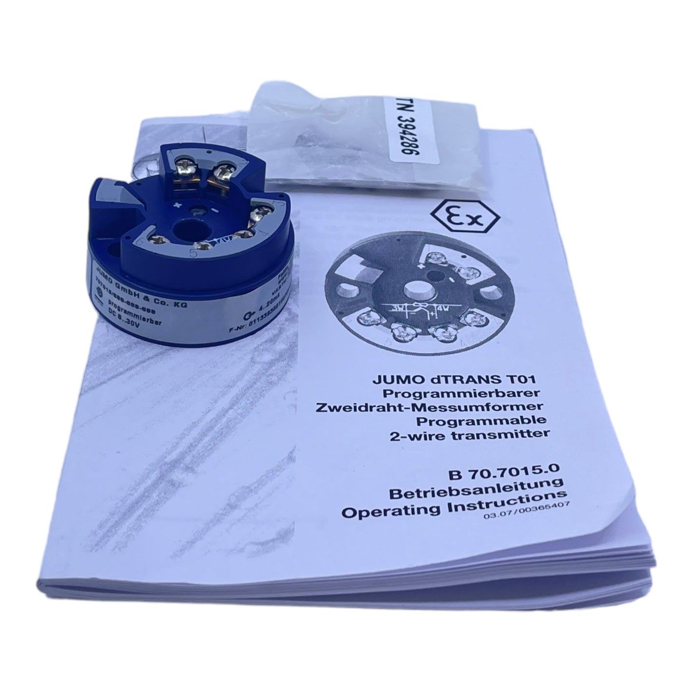 Jumo dTrans T01 Messumformer 11,5 bis 30V DC 4 bis 20mA