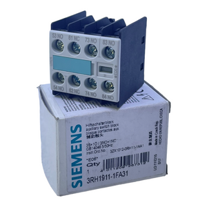 Siemens 3RH1911-1FA31 auxiliary switch block New