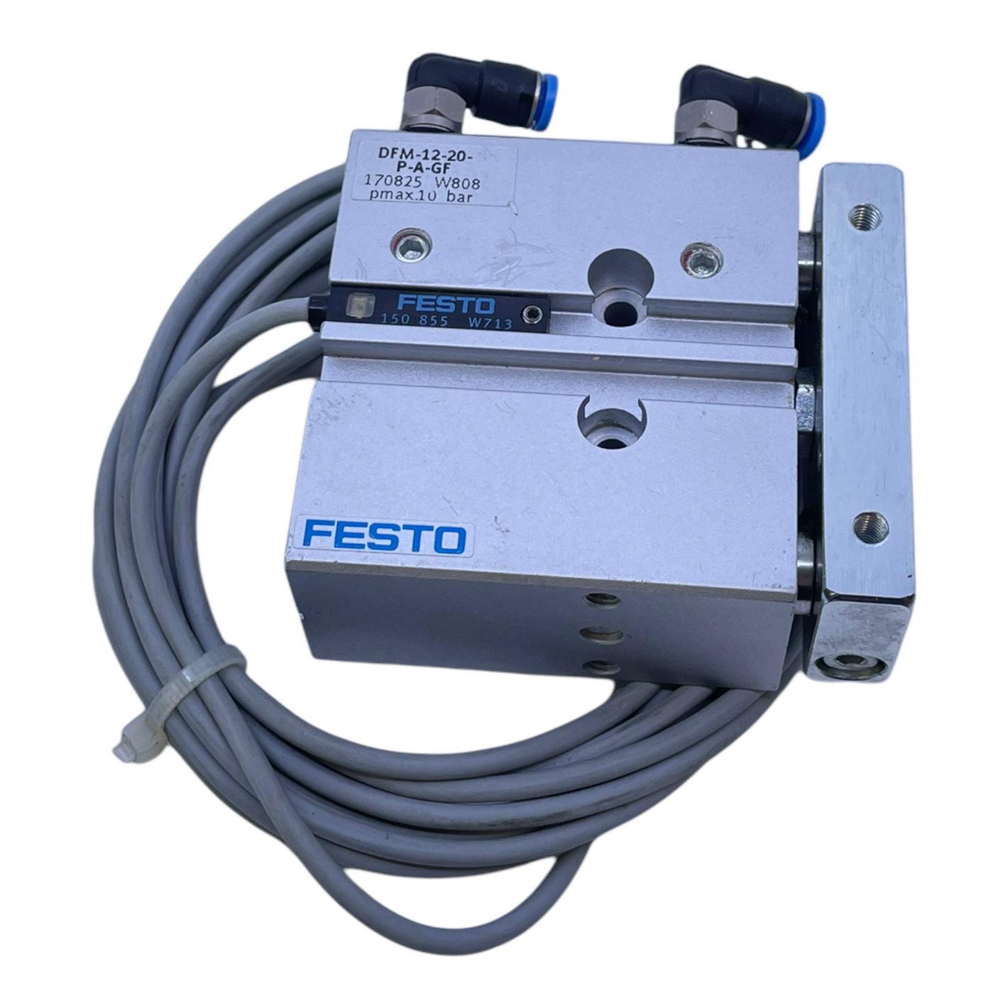 Festo DFM-12-20-PA-GF Guide cylinder 170825 for proximity switch 2 to 10 bar