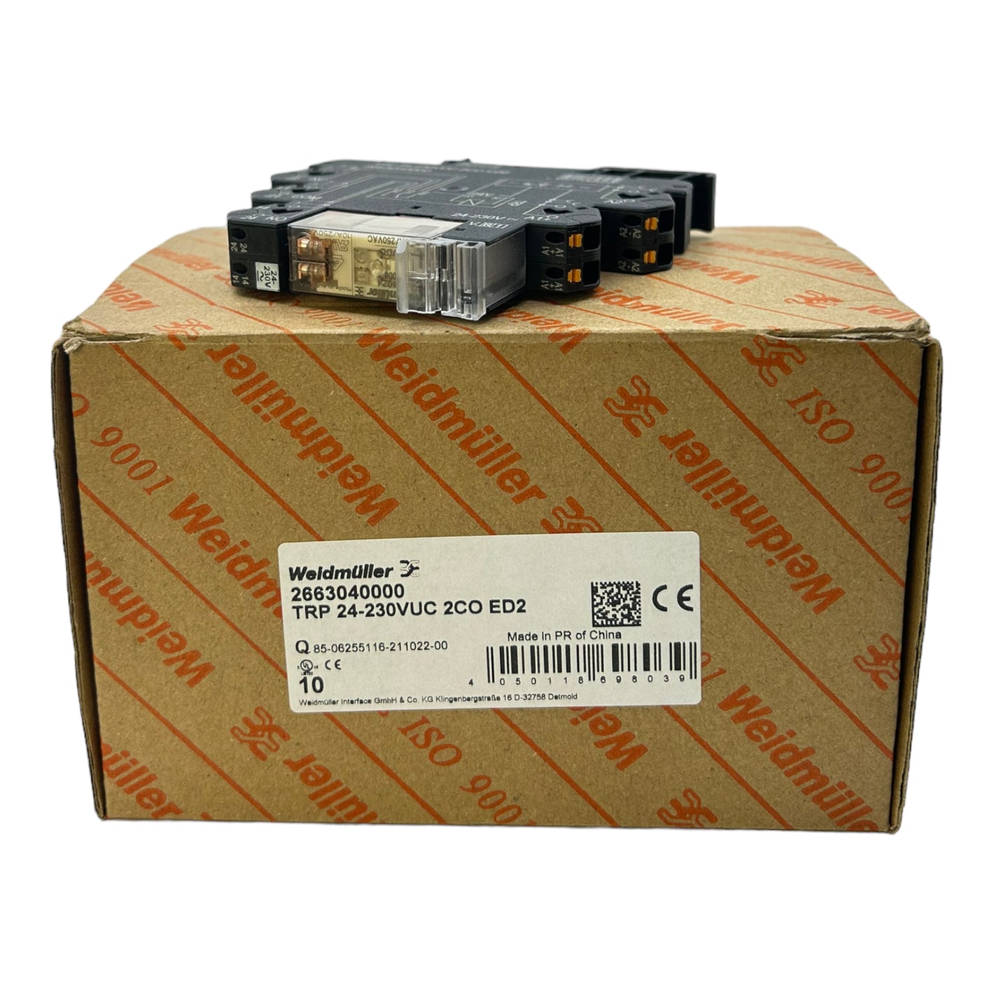 Weidmüller TRP24-230VUC2COED2 relay coupler 2663040000 24…230V UC PU: 10PCS 