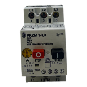 Klöckner Moeller PKZM1-1.0 motor protection switch IP20 contactor accessories 50kA-600V AC 