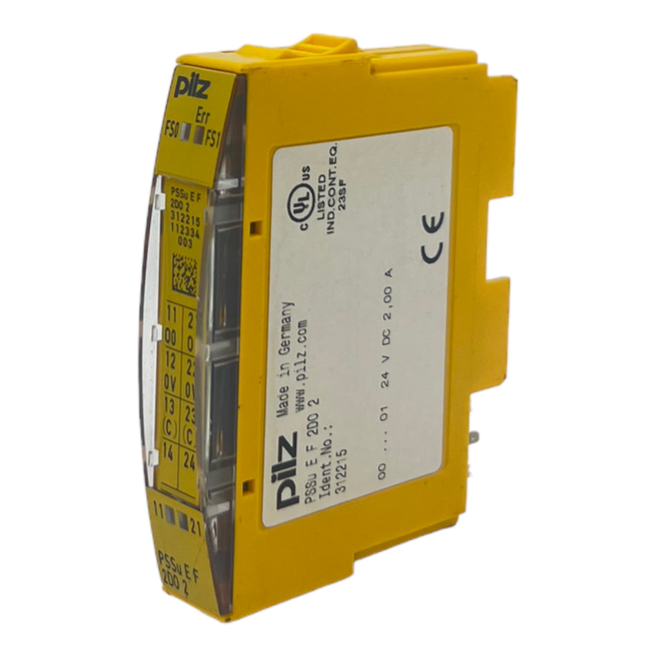 Pilz PSSuEF2D02 Elektronikmodul 312215 24V DC 2,00A Elektronikmodul