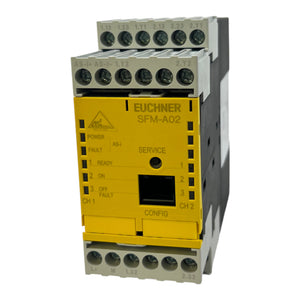 Euchner SFM-A02 Sicherheitsmonitor 24V DC 1A IP20 230V AC 3A -20..+60°C