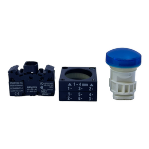 Siemens 3SB3204-6AA50 Leuchtdrucktatser Blau 125V 2,5W
