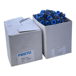 Festo QSMT-6-100 Steckverbindung 130783 -0,95 bis 6bar -0,95 bis 14bar VE:100stk