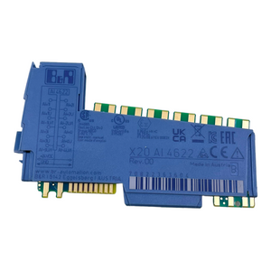 B&amp;R X20AI4622 Analog input module for industrial use 4 inputs Rev.00 