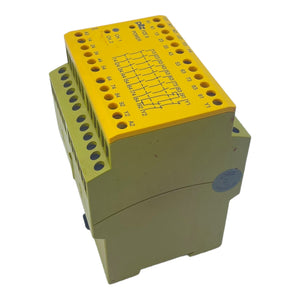 Pilz PZE 9 24VDC 8n/o 1n/c safety relay for industrial use 774150 