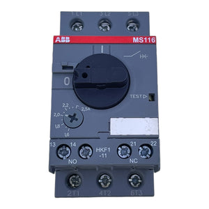 ABB MS116 Motor Protection Switch for Industrial Use ABB MS116 Motor Protection Manufacturer: ABB Type/Manufacturer Number: MS116 Product Type: Motor Protection Switch Condition: New
