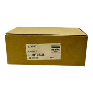 Ultrafilter P-MF05/25 Filterelement 1285929 221540 Ultrafilter P-MF05/25  Filter