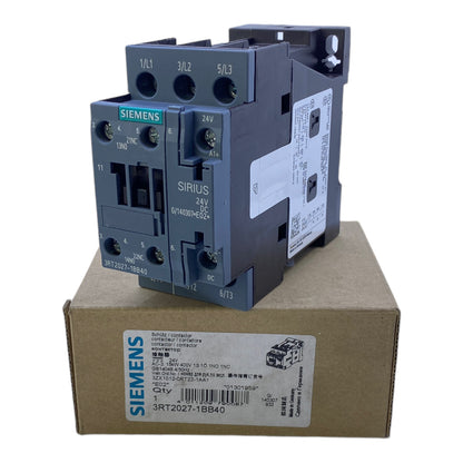 Siemens 3RT2027-1BB40 contactor 15kW 400V 1NO 1NC 4/50Hz 