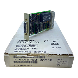 Siemens 6ES5752-0AA43 Schnitstellenmodul SIMATIC S5
