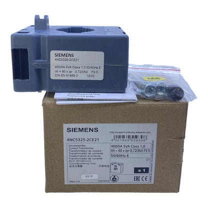 Siemens 4NC5325-2CE21 Current Transformer 400/5A 5VA Class 1.0 50/60Hz 