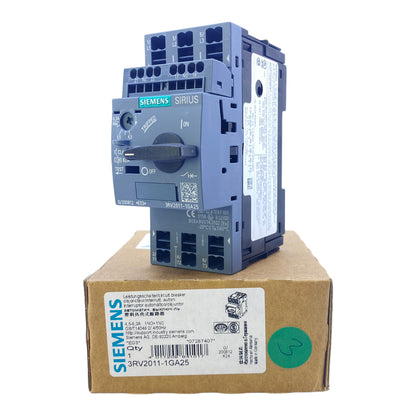 Siemens 3RV2011-1GA25 circuit breaker 4.5...6.3 A 