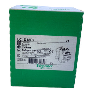 Schneider Electric LC1D12P7 Leistungsschütz 034930 12A 230VAC 50/60Hz 5,5kW 400V