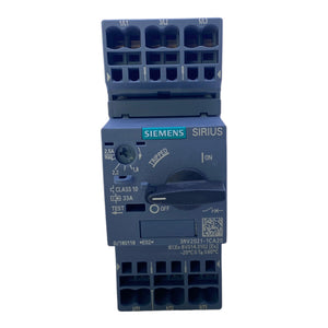 Siemens 3RV2021-1CA20 circuit breaker 690V AC 2.5A 3-pole 