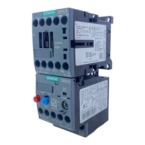 Siemens 3RT2015-1BB41 power contactor + 3RU2116-1DB0, 3-pole, 400 V, 24V DC 