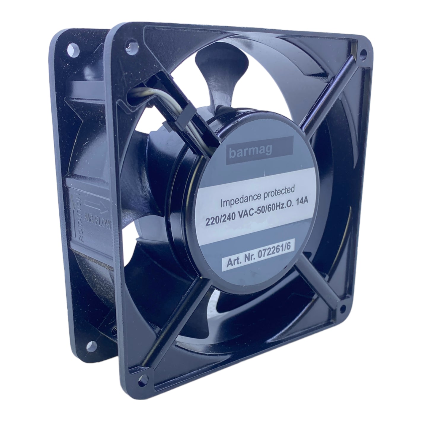 Barmag 072261/6 220/240 VAC 50/60Hz 14A fan 