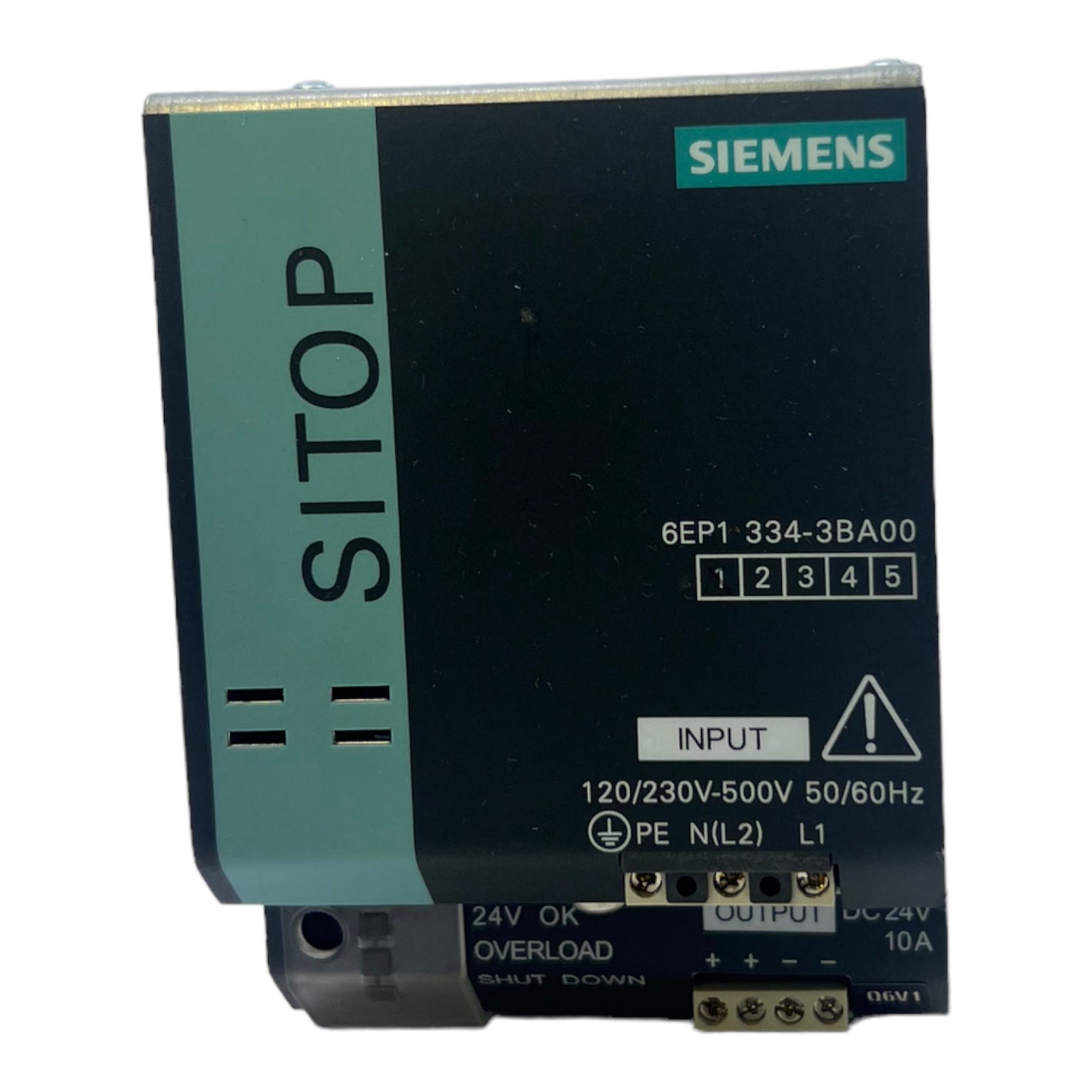 Siemens 6EP1334-3BA00 Netzteil Inp:120/230-500VAC 4,4/2,4A Out:24VDC 10A 60°C