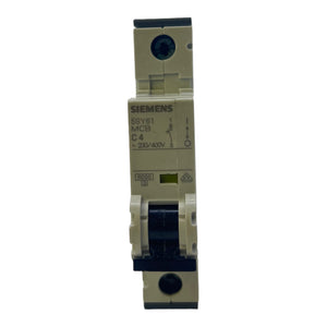 Siemens 55Y6104-7 circuit breaker 230/400V 6kA 1-pole C4A 