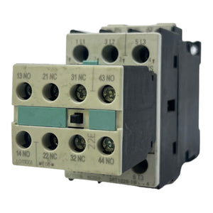 Siemens 3RT1026-1BB44 power contactor +3RH1921-1HA22 auxiliary contactor 25A 11kW 400VDC 