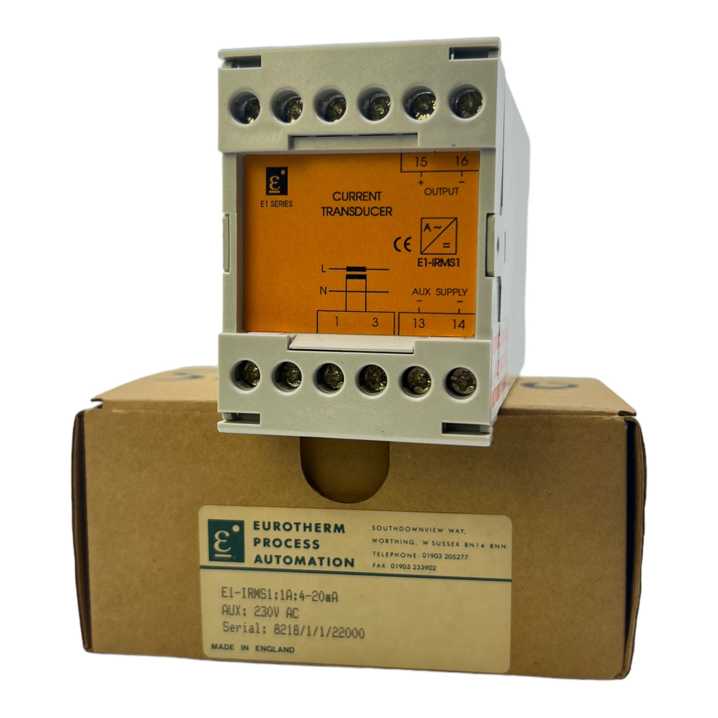 Eurotherm E1-IRMS1 current transformer 230V AC 4-20mA 