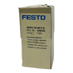 Festo ADVU-20-40-P-A Kompaktzylinder 156520 doppeltwirkend 1 bis 10 bar Ø20 mm