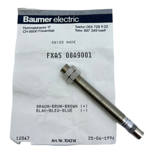 Baumer FXAS08A9001 Näherungsschalter Baumer Schalter