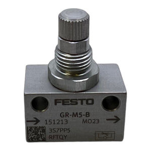 Festo GR-M5-B throttle check valve 151213 0.5 to 10 bar M5