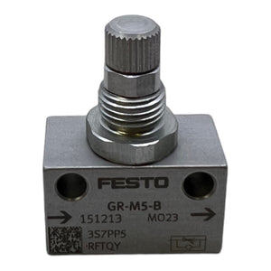 Festo GR-M5-B Drossel-Rückschlagventil 151213 0,5 bis 10 bar M5