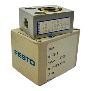 Festo AV-20-4 short-stroke cylinder, pneumatic cylinder, max. 10bar 