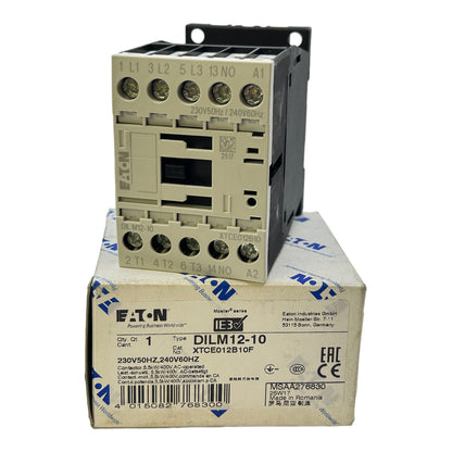 Eaton DILM12-10 circuit breaker 230V 50Hz/240V 60Hz 3-pole 250V DC 