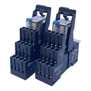 Finder 55.34.9.024.0040 + 94.04. Sockelrelais 10A 250V 10A 300V 7A 250V 2stk