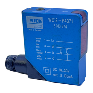 Sick WS12-D4371 Einweglichtschranke Sensor 10...30V DC 100mA Sensor