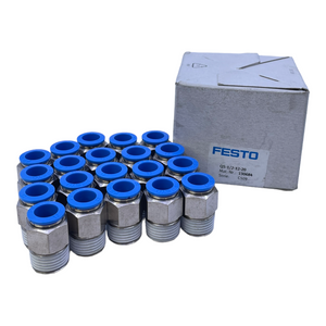 Festo QS-1/2-12-20 Steckverschraubung 130684 Push-Pull-Prinzip VE:20stk