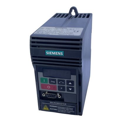 Siemens 6SE9210-7BA40 Frequenzumrichter Mircromaster Input: 230V +15 % IP20 120W