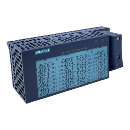 Siemens 6ES7133-1BL01-0XB0 Elektronikblock für ET 200L 16DI/16DO, DC 24V/0.5A