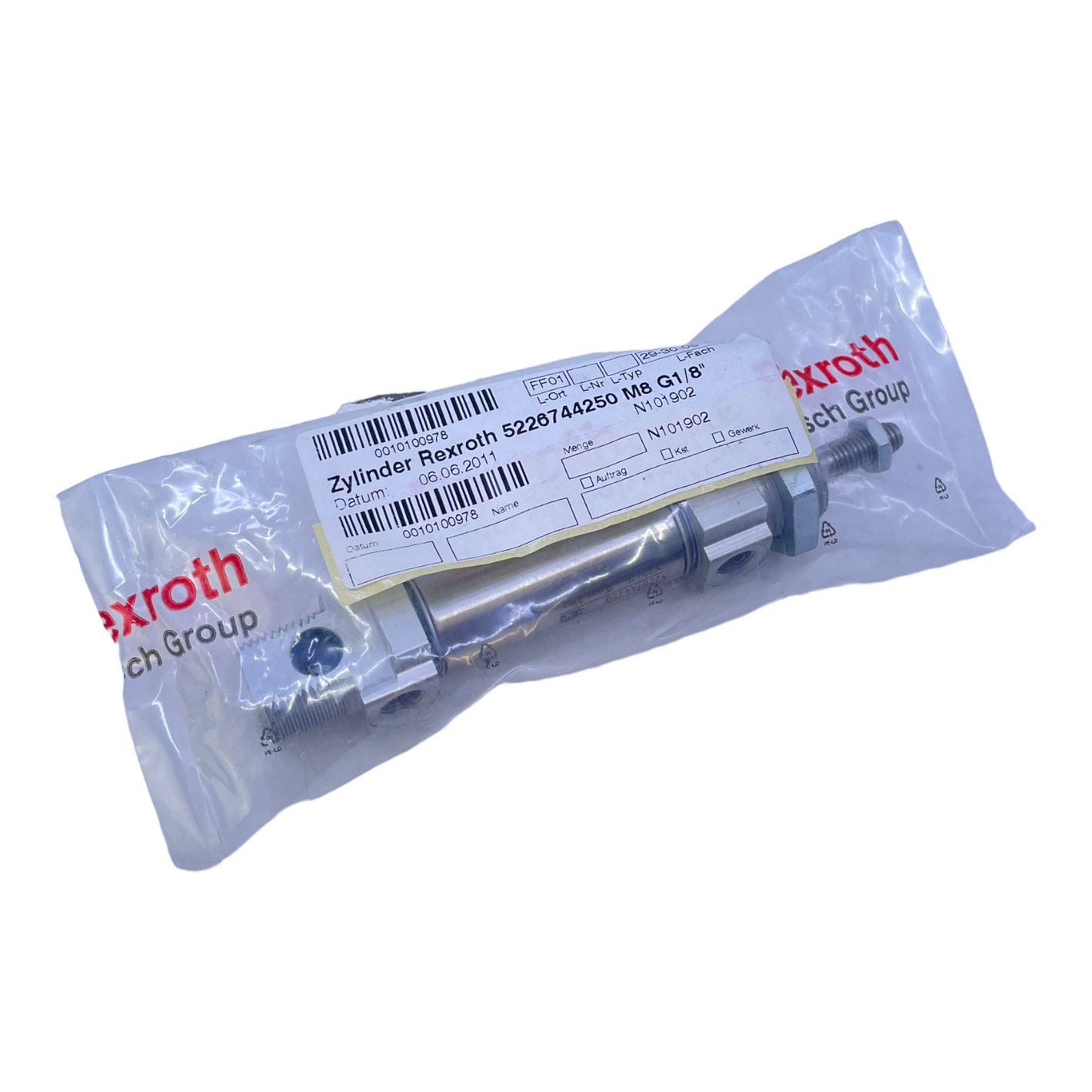 Rexroth 5226744250 pneumatic cylinder 10bar
