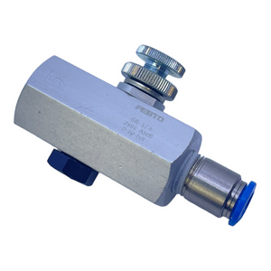 Festo GR-1/4 throttle valve 2101 for industrial use 0-10bar throttle valve