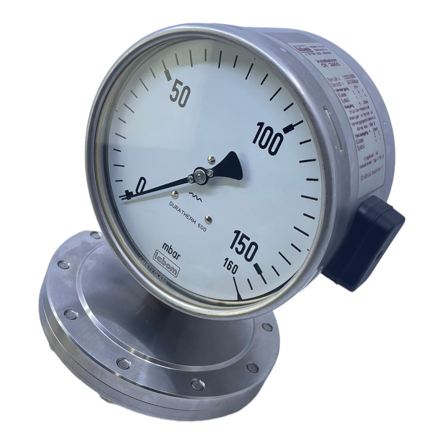 Labom CK2601 Druckmessumformer Manometer 40/140mbar 24V 4-20mA Industrie Einsatz