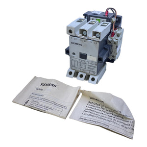 Siemens 3TF4622-0DB4 power contactor 22kW 400V AC 24V DC 2NO+2NC 3-pole 