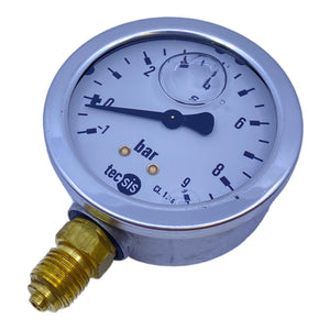TECSIS P1454B046901 Manometer 63mm -1…0…9bar G1/4B Druckmessgerät